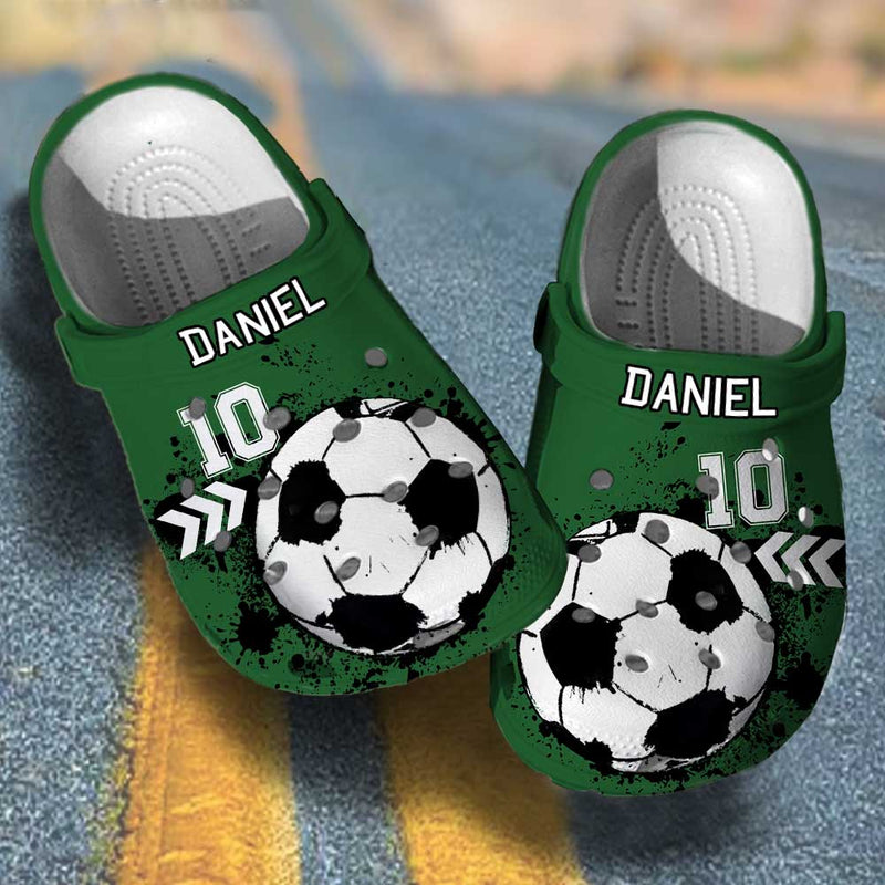 Multicolor Soccer Football Sport Personalized Clogs