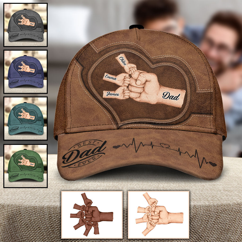 Best Dad Ever - Personalized Father Classic All Over Print Cap