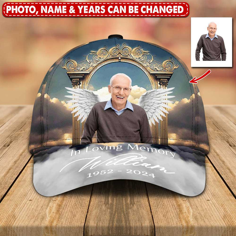 Memorial Custom Photo Personalized All Over Print Classic Baseball Cap