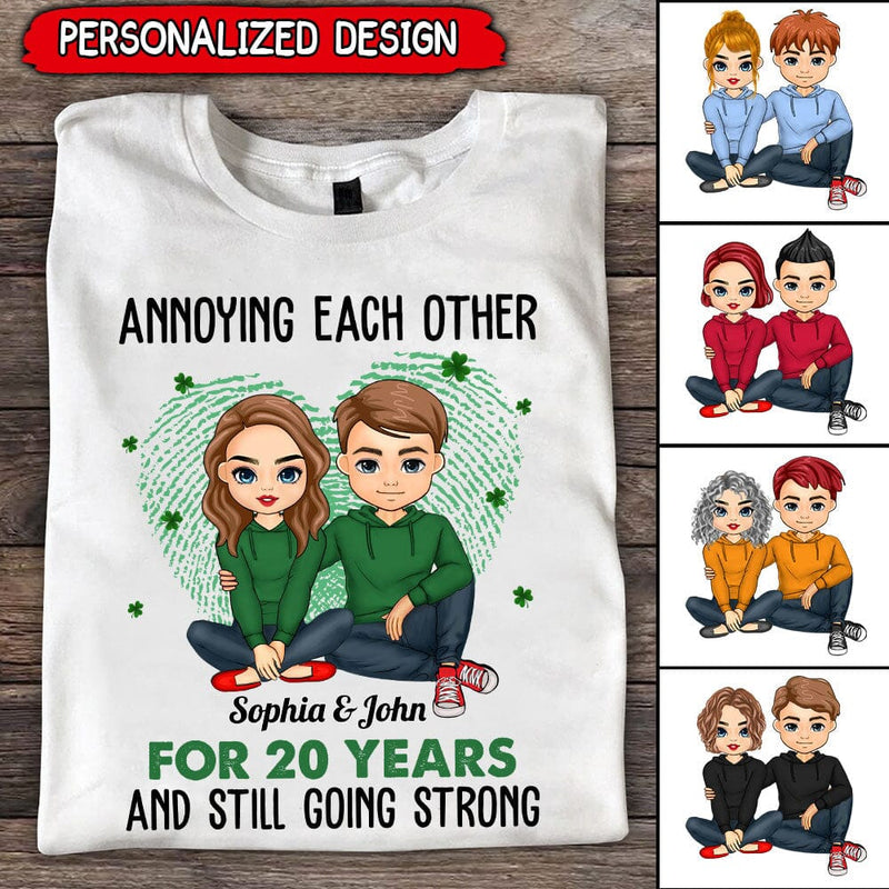 Annoying Each Other For Many Years Still Going Strong - Gift For Couples, Husband Wife, Personalized T-shirt
