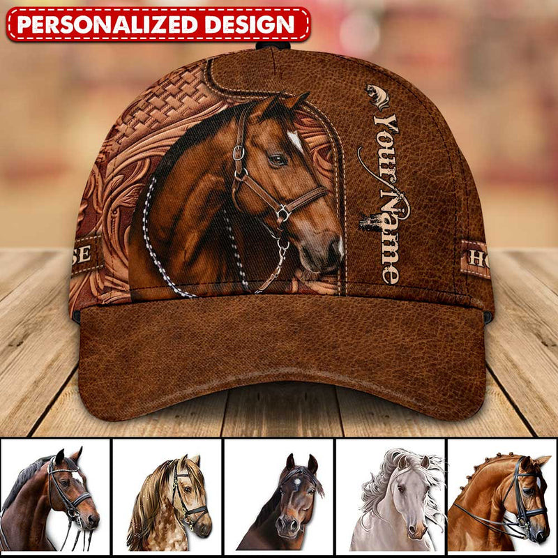 Love Horse Breeds Personalized 3d Classic Baseball Cap