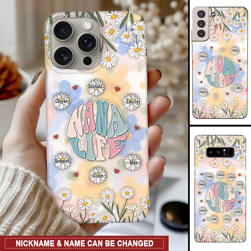 Personalized Grandma Nana Mom Life Phone Case