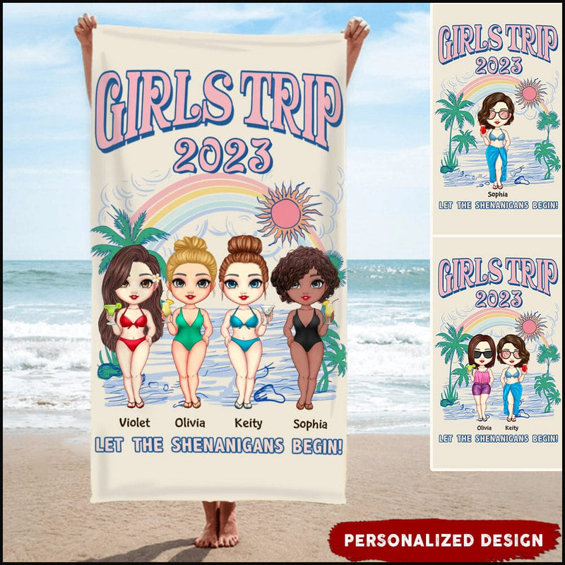 Let The Shenanigans Begin! - Personalized Beach Towel