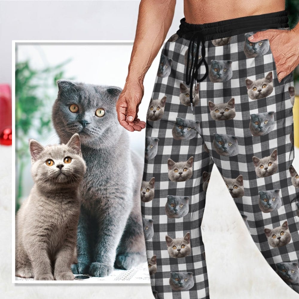 Upload Photo Dog Cat Personalized Sweatpants