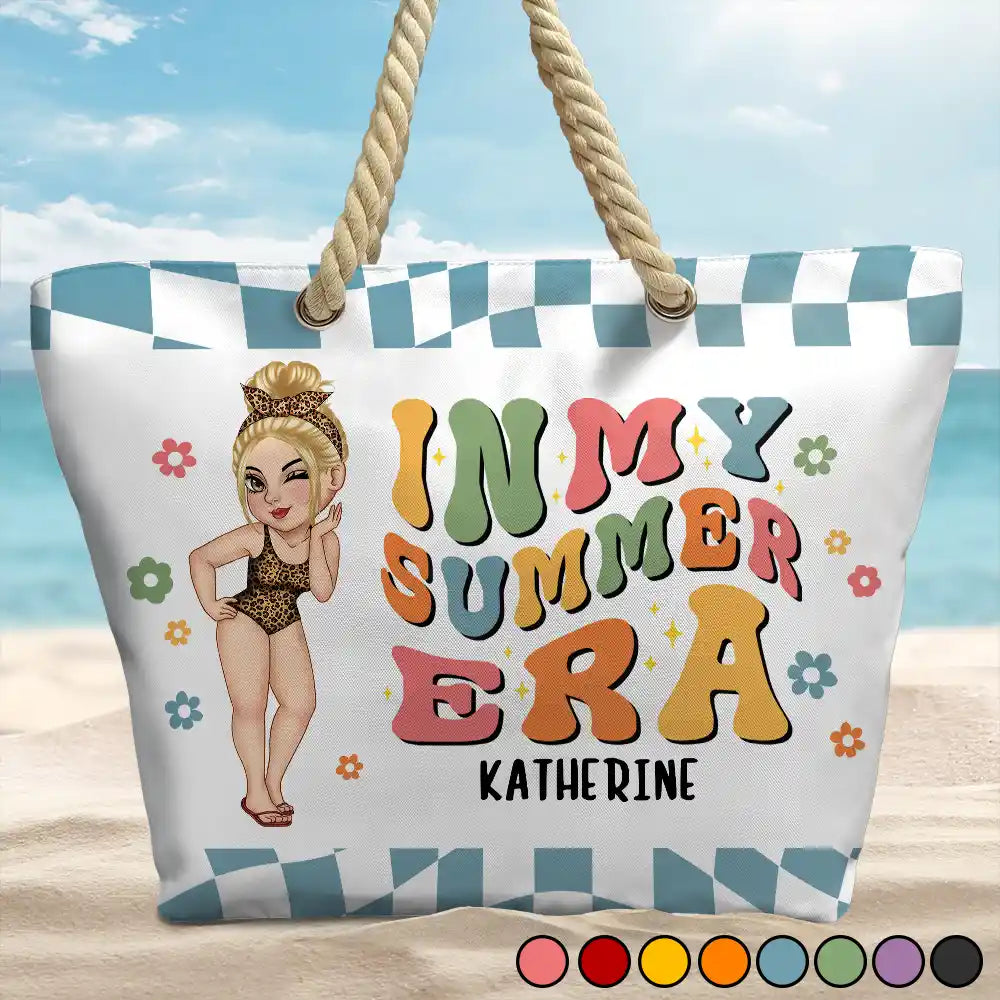 Groovy Style - In My Summer Era - Custom Personalized Beach Bag