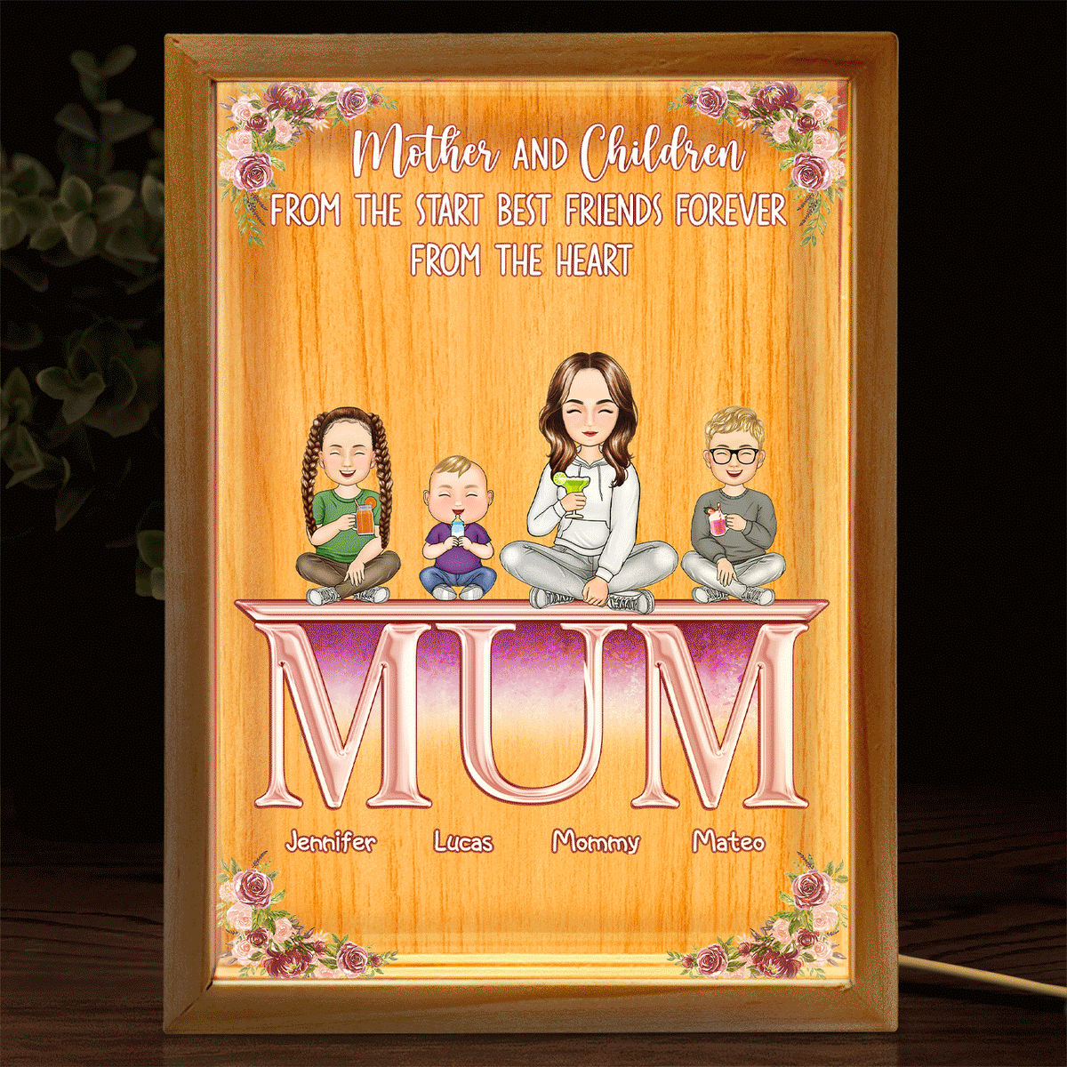 Mother And Daughters Sons From The Star - Birthday, Loving Gift For Mom ...