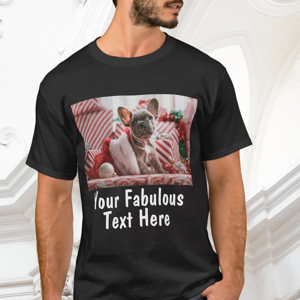 Personalized Photo And Text Personalized T-shirt