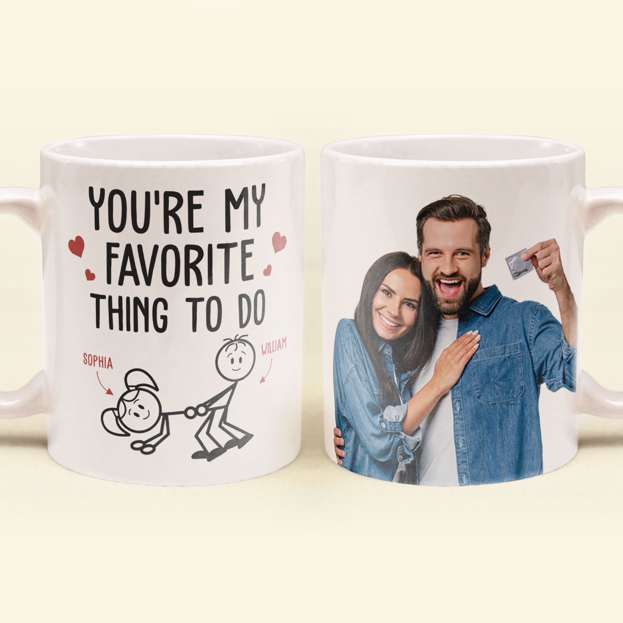 You Are My Favorite Thing To Do - Personalized Photo Mug