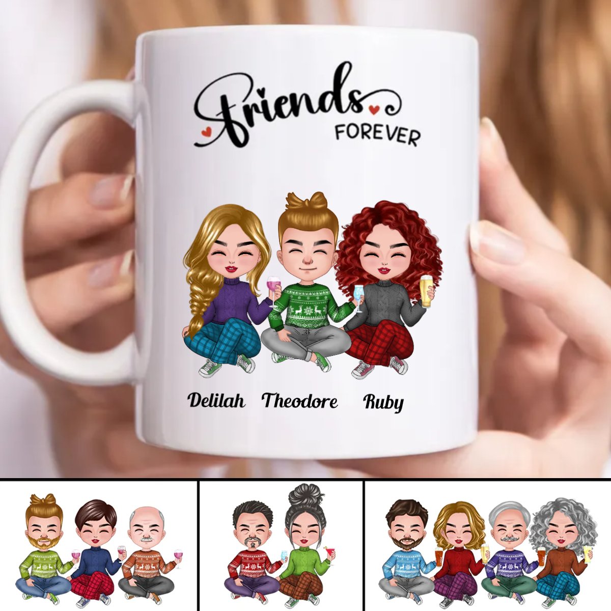 Friends Forever - Personalized Mug