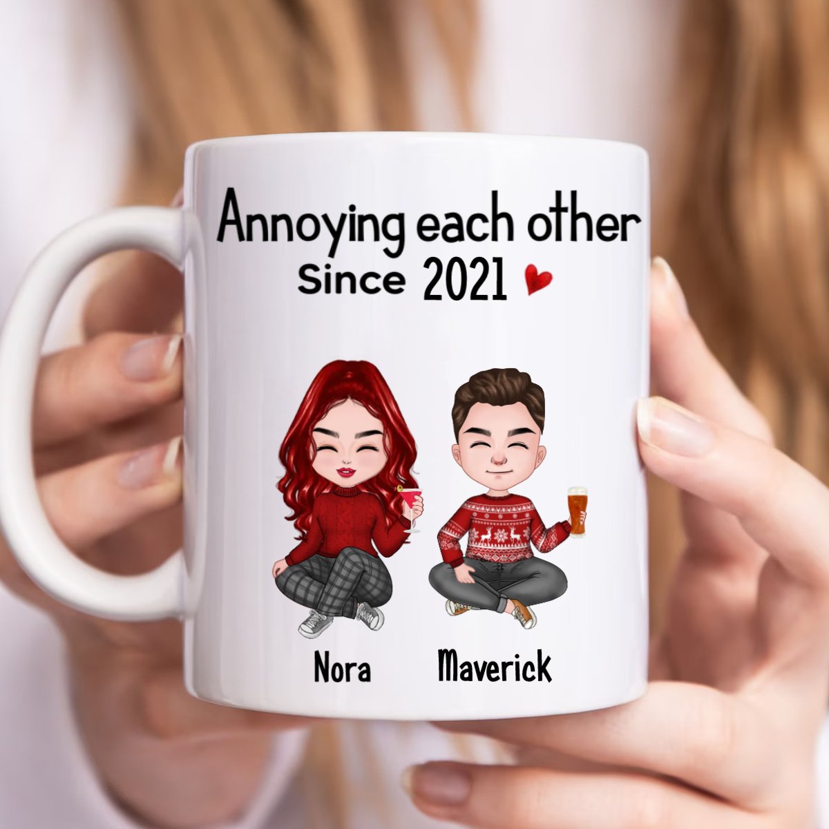 Couple - Annoying Each Other Since - Personalized Mug