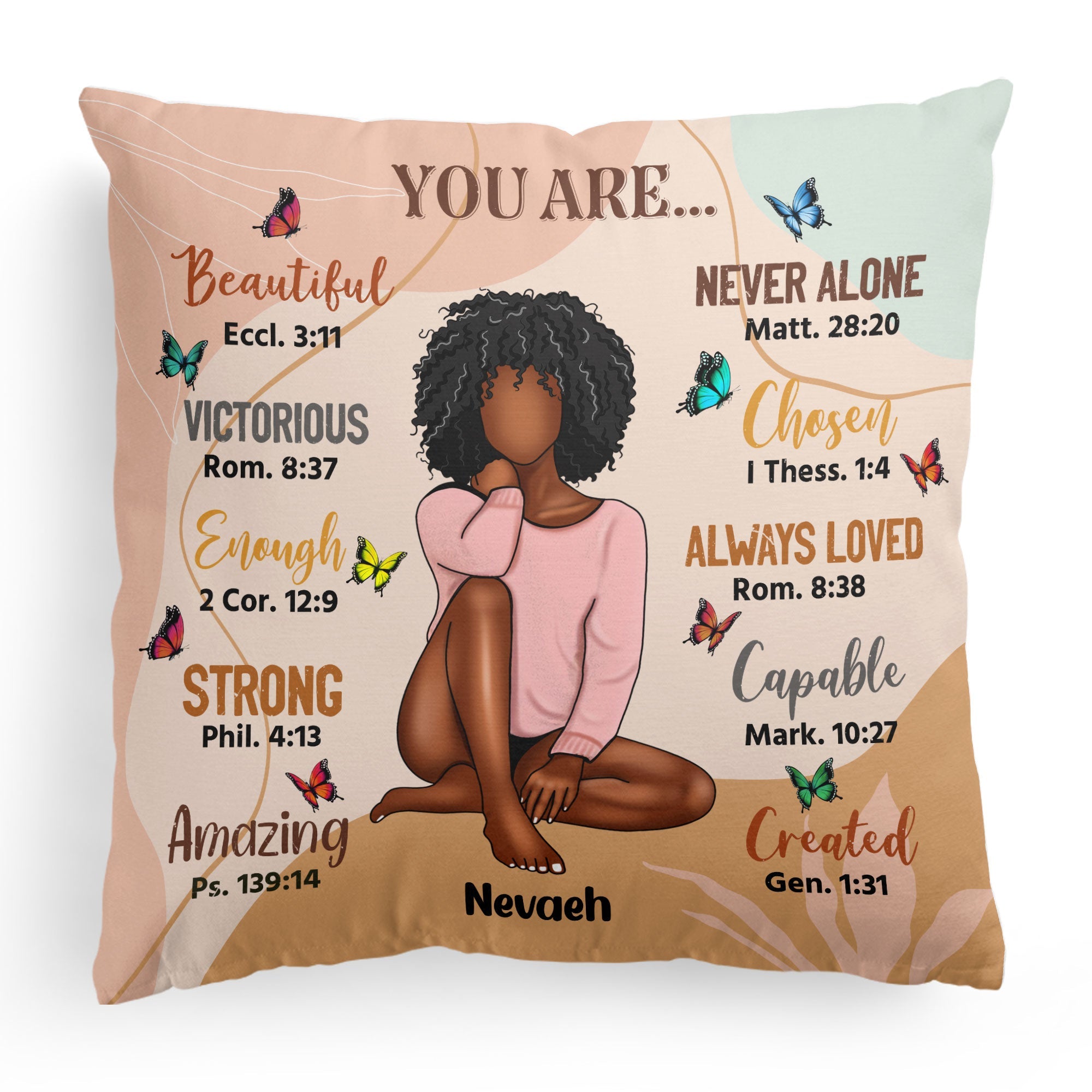 You Are Beautiful Victorious - Personalized Pillow