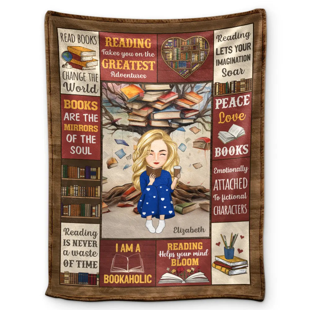 My Reading Blanket - Personalized Blanket