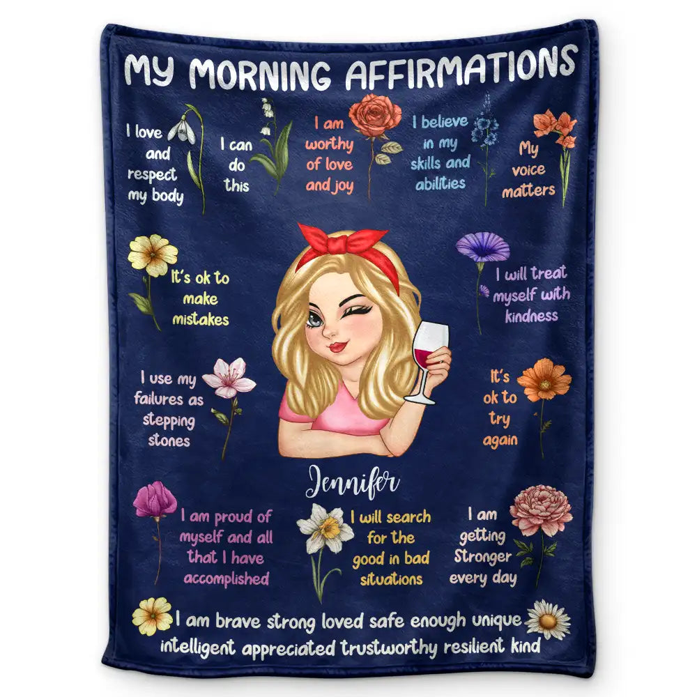 Affirmation Blanket - Personalized Blanket