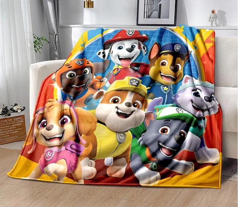 Paw Patrol Blanket, Dog Gift Blanket