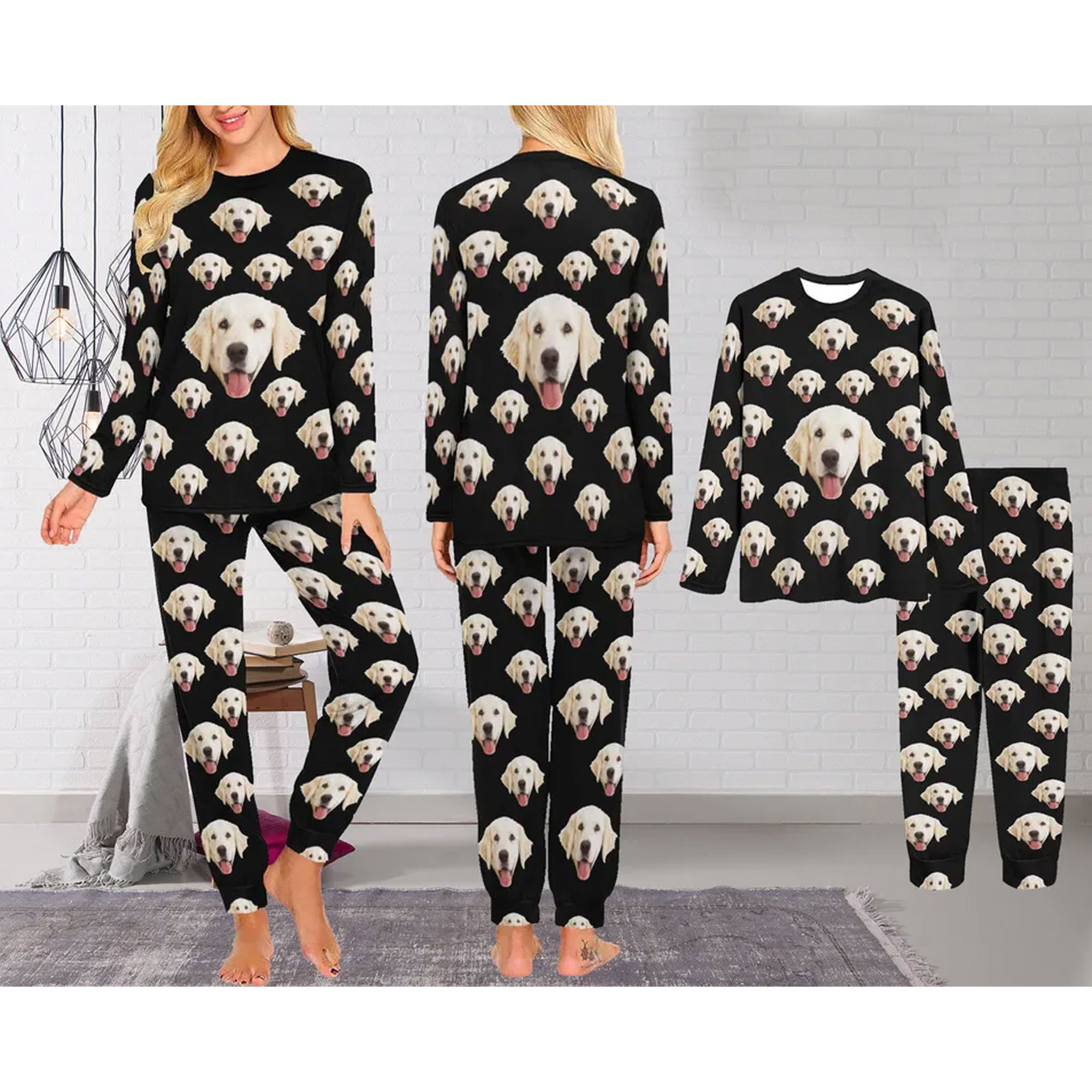 Custom Pajamas With Personalized Pet Photo