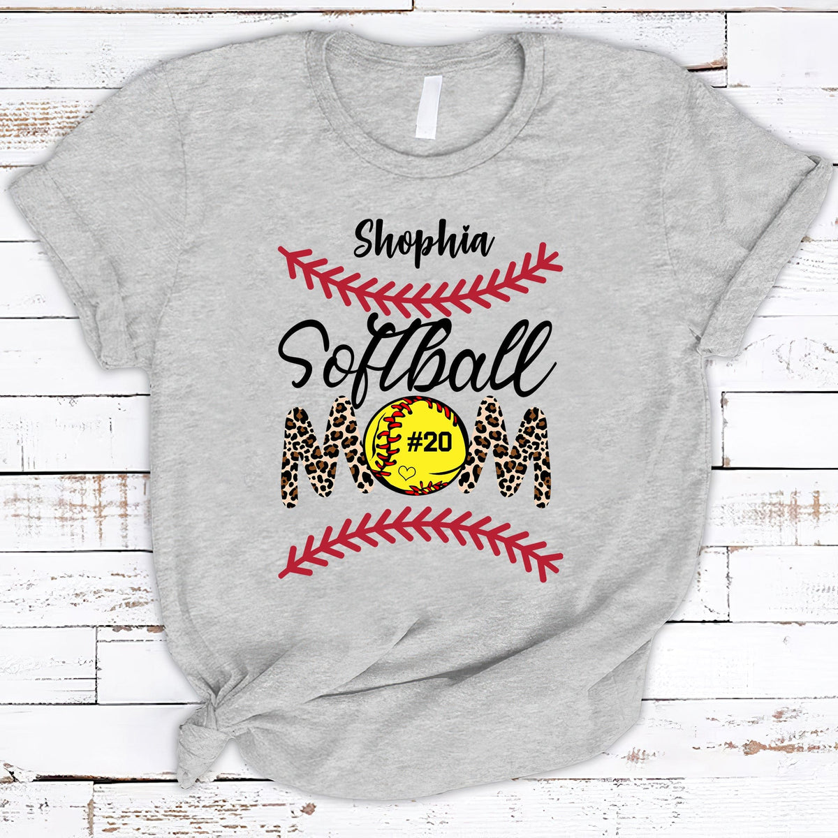 Softball Mom Shirt Personalized Unisex Softball Shirts