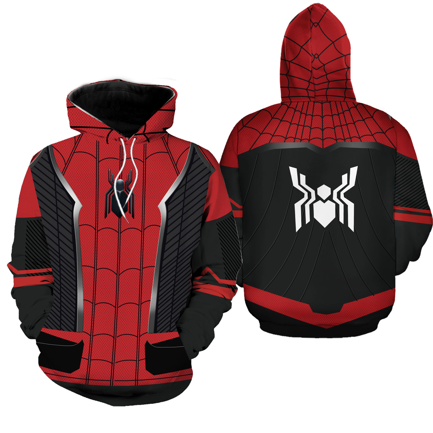 Spider 3d Halloween Hoodie Jogger Sets, Halloween Costume For Family Group