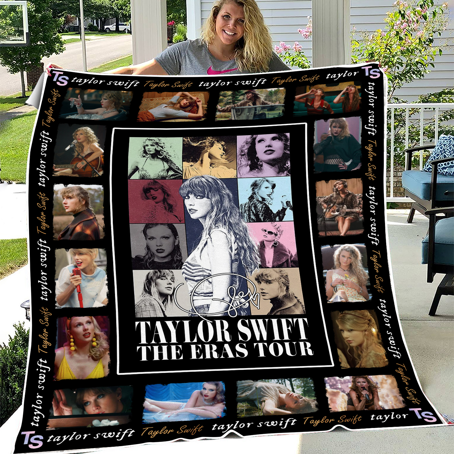 Taylorr Swifts Fan Fleece Blanket