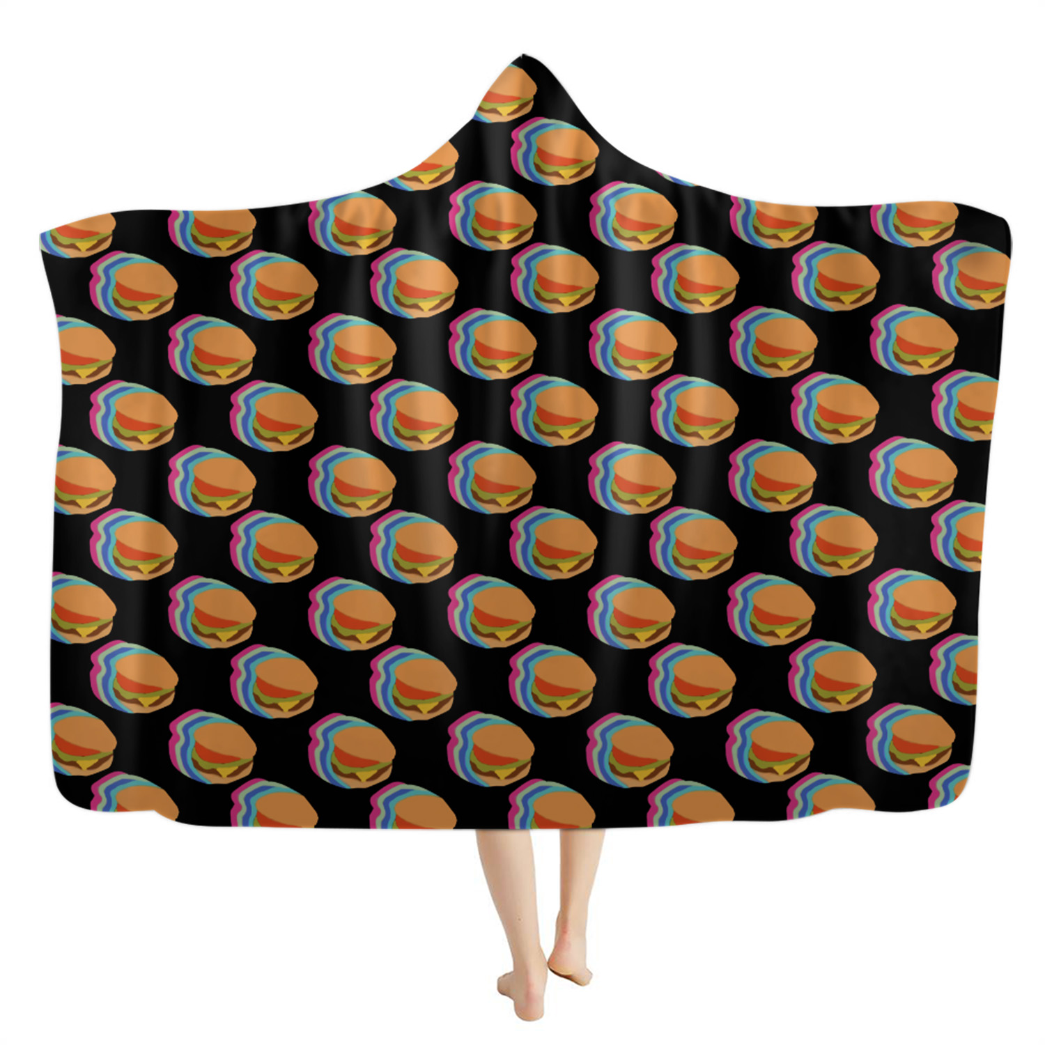 Hooded Blanket, Burger Gift