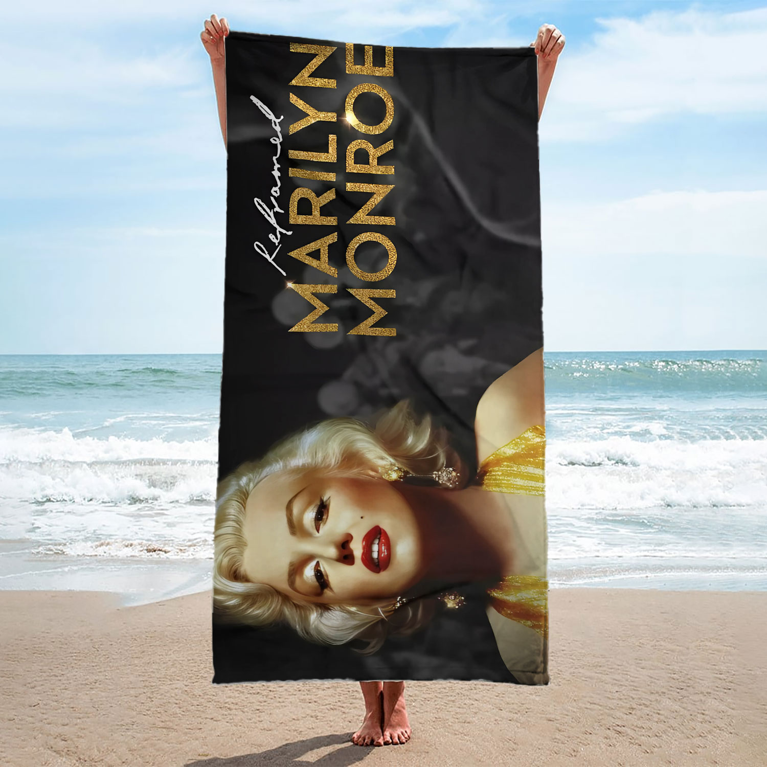 The Marilyn Monroe Beach Towel