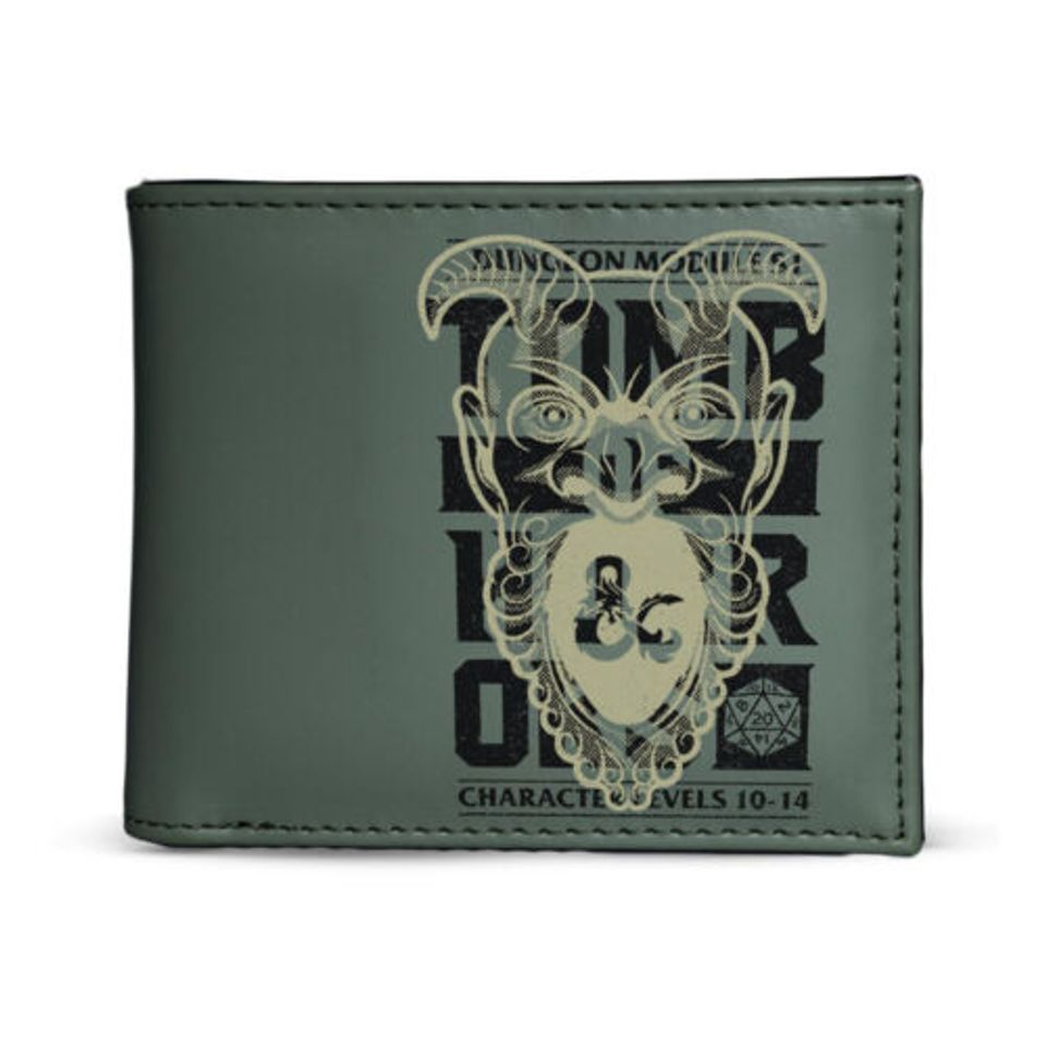 Hasbro Dungeons And Dragons Graphic Print Bi-fold Wallet