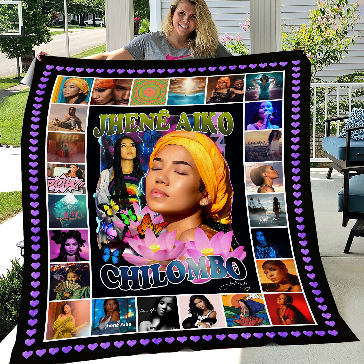 Jhene Aiko Chilombo Fleece Blanket