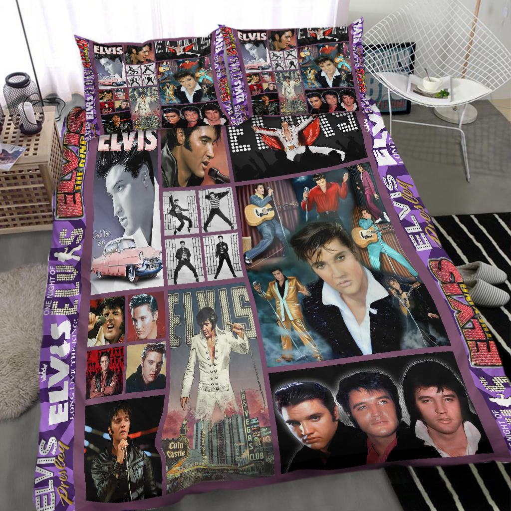 Music King Of Rock Elvis Presley Bedding Set