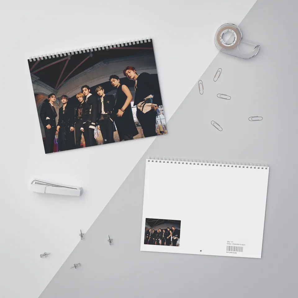Image of Enhypen 2025 Desk Calendar, Kpop Decor