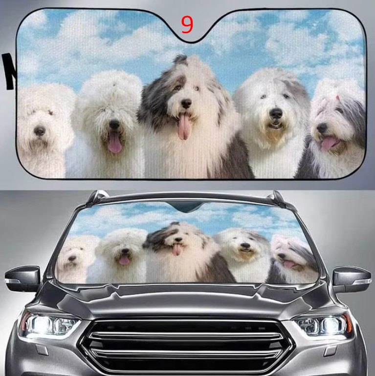 Vizsla Car Sun Shade, Vizsla Windshield, Dogs Family Sunshade