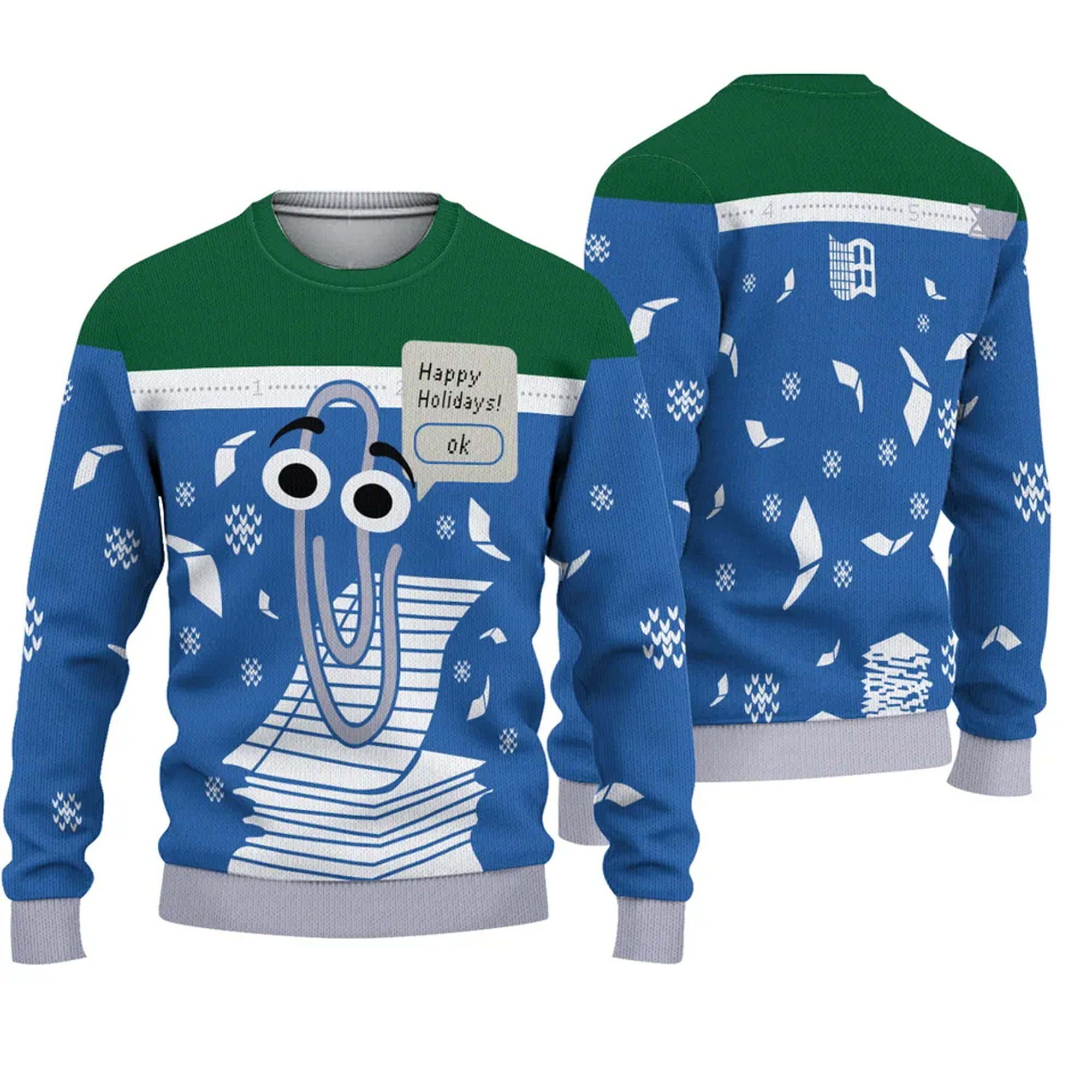Christmas Clippy Ugly Sweater, Sorry Clippy Fans 3d Sweater