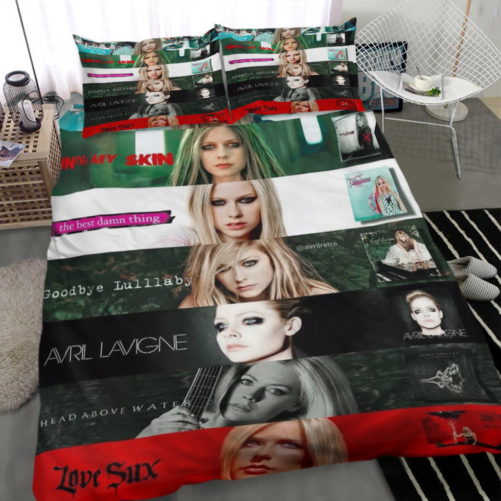 Singer Avril Lavigne Printed Bedding Sets