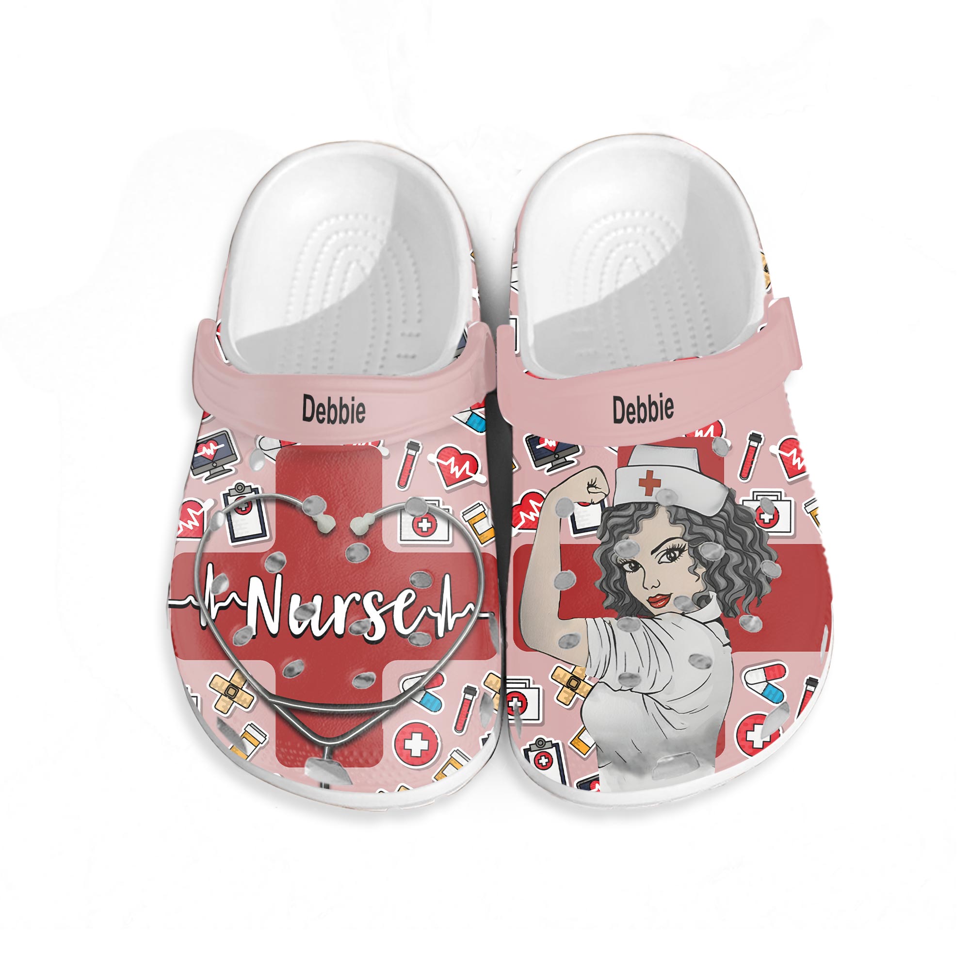 Custom Nurse Clogs Shoes For Nurse Women