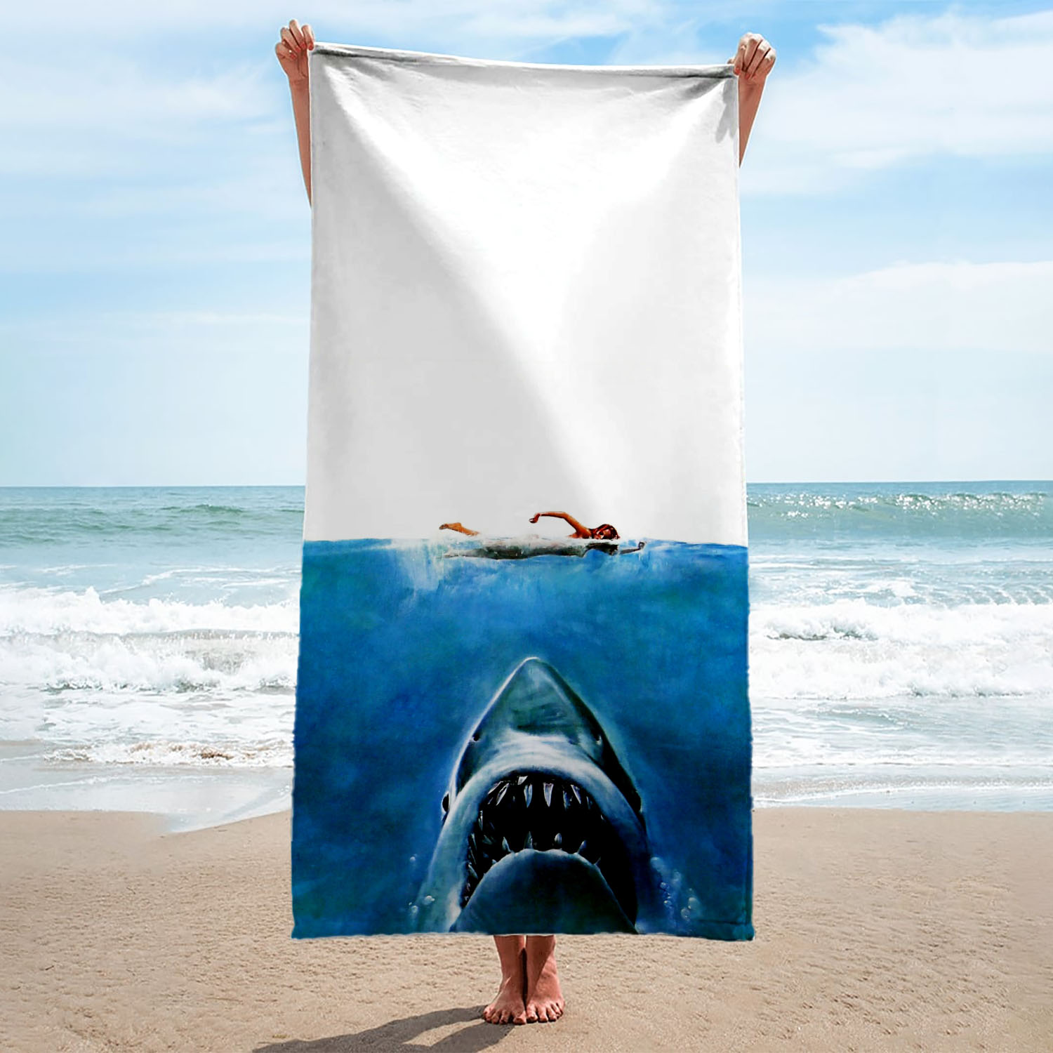 Jaws Shark Beach Towel