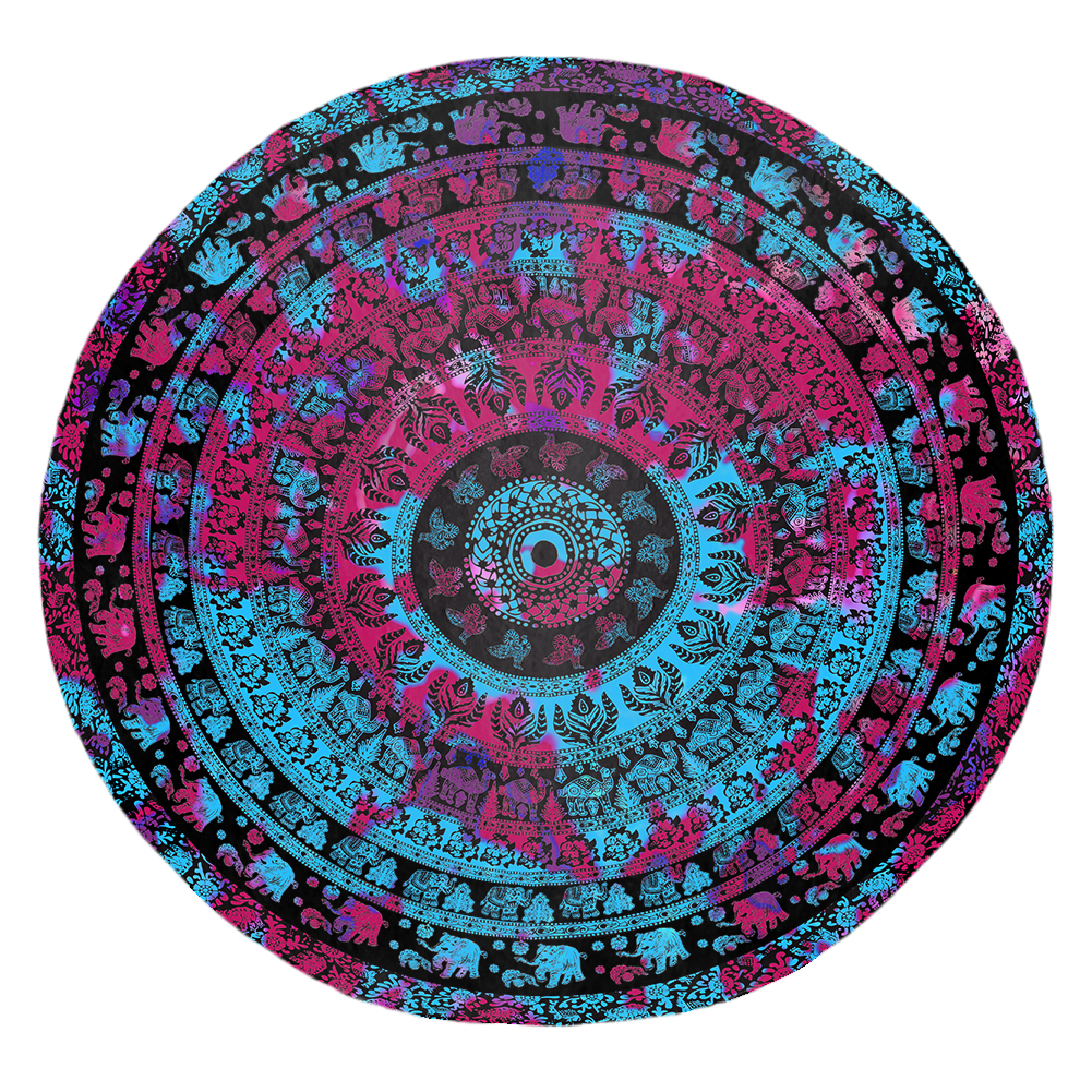 Round Beach Towel Round Blanket