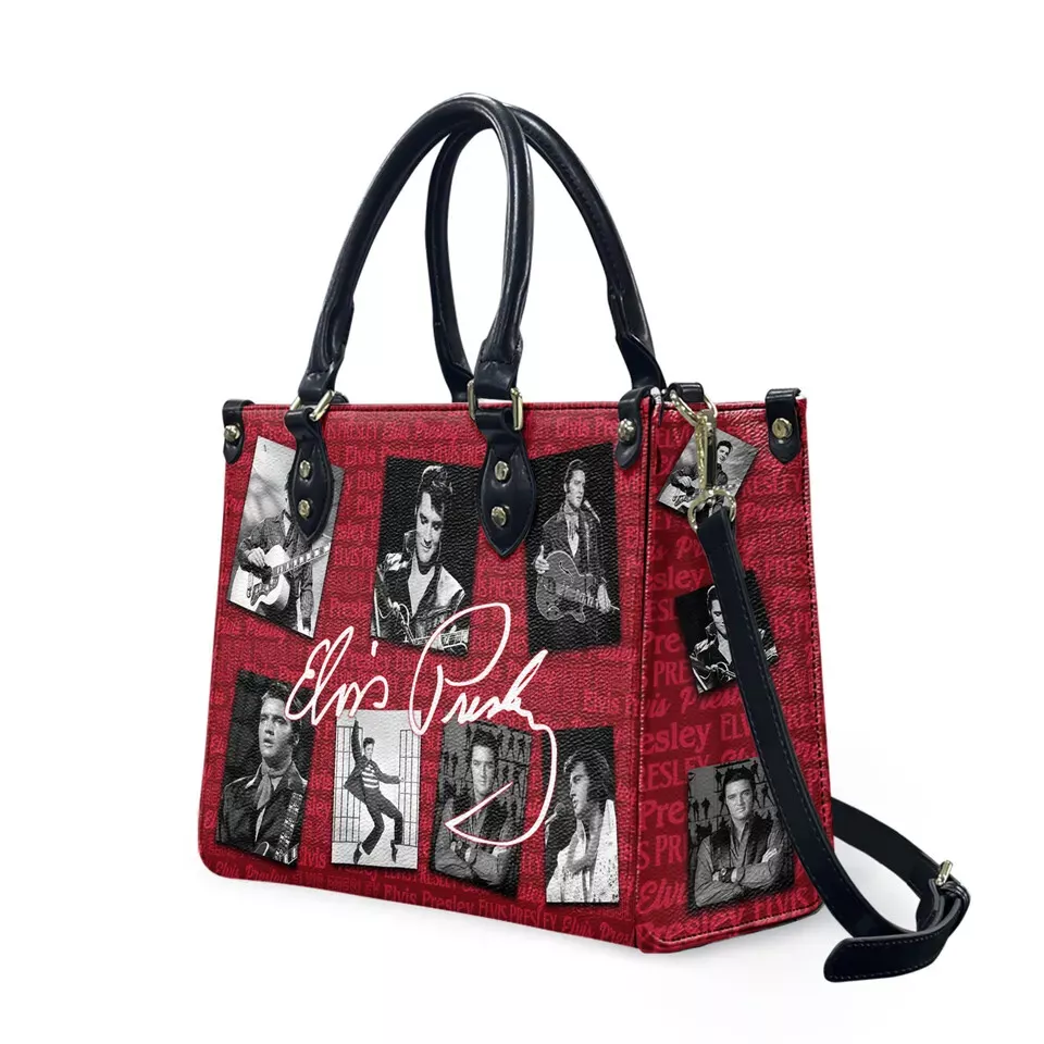 Elvis Presley Leather Handbag, Elvis Presley  Leather Handbag