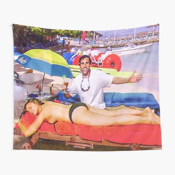 Jamaican Jan Tapestry, Michael Scott Tapestry, The Office Tapestry
