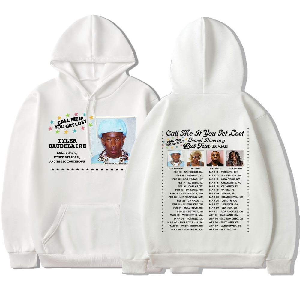 Men And Women Tyler The Creator Hoodies Call Me If You Get Lost Tour Print