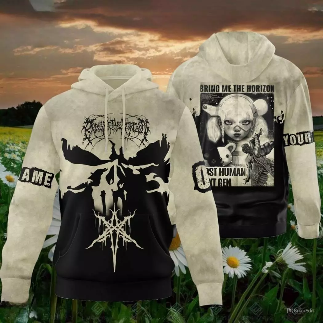 Bring Me The Horizon Skull Post Human Next Gen Hoodie