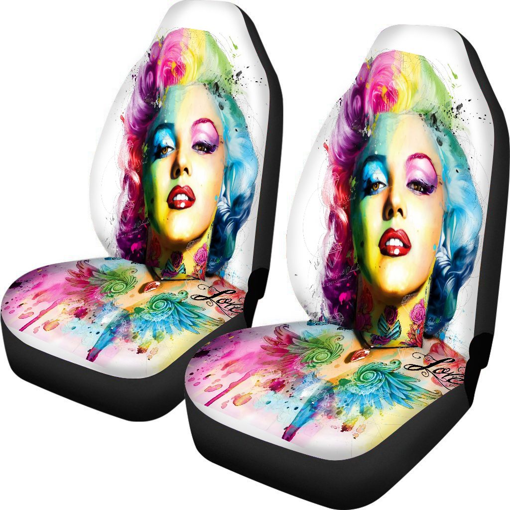 Marilyn Monroe Beautiful Abstract Portrait Car Seat Cover