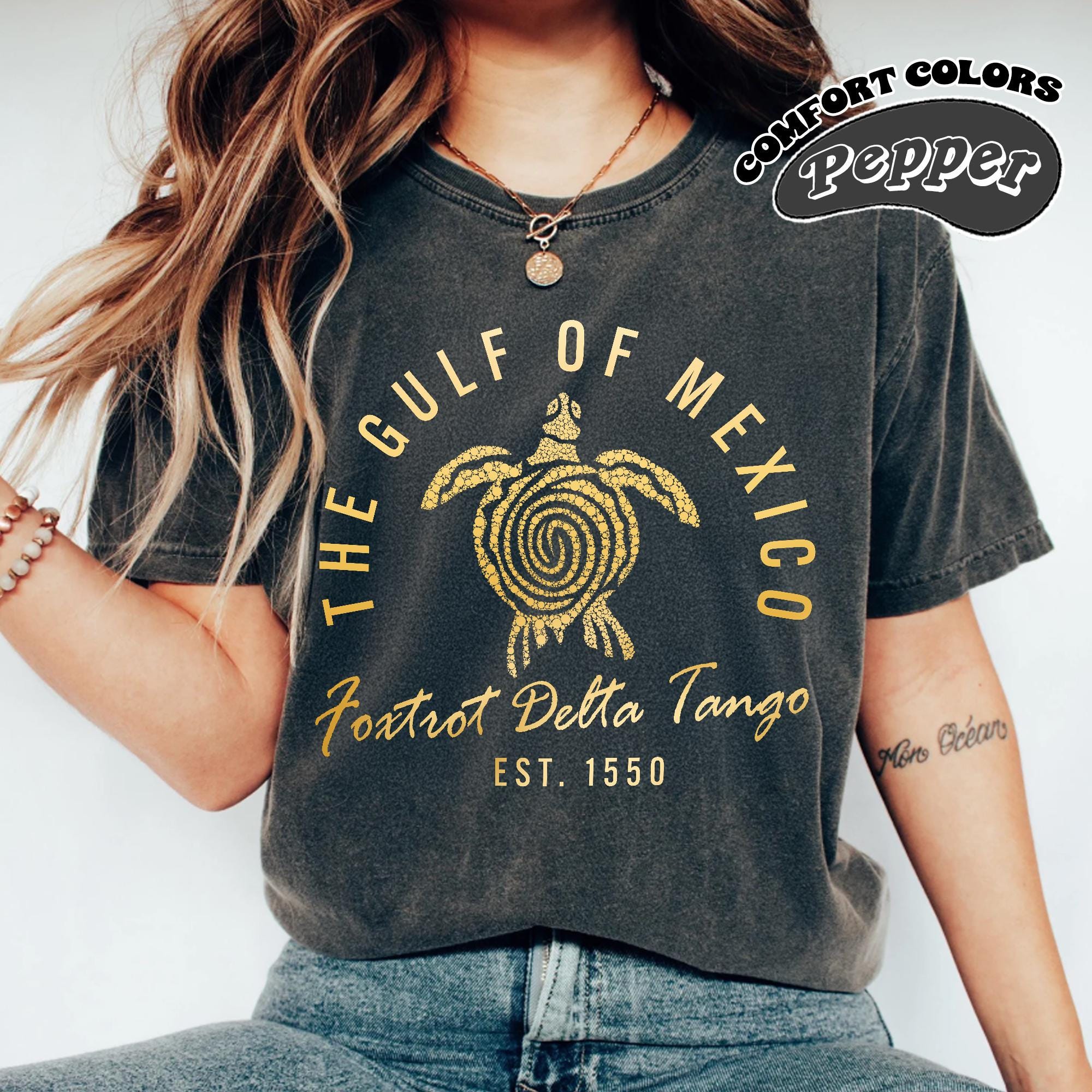 Gulf Of Mexico T-shirt, Foxtrot Delta Tango T-shirt, Fdt Shirt