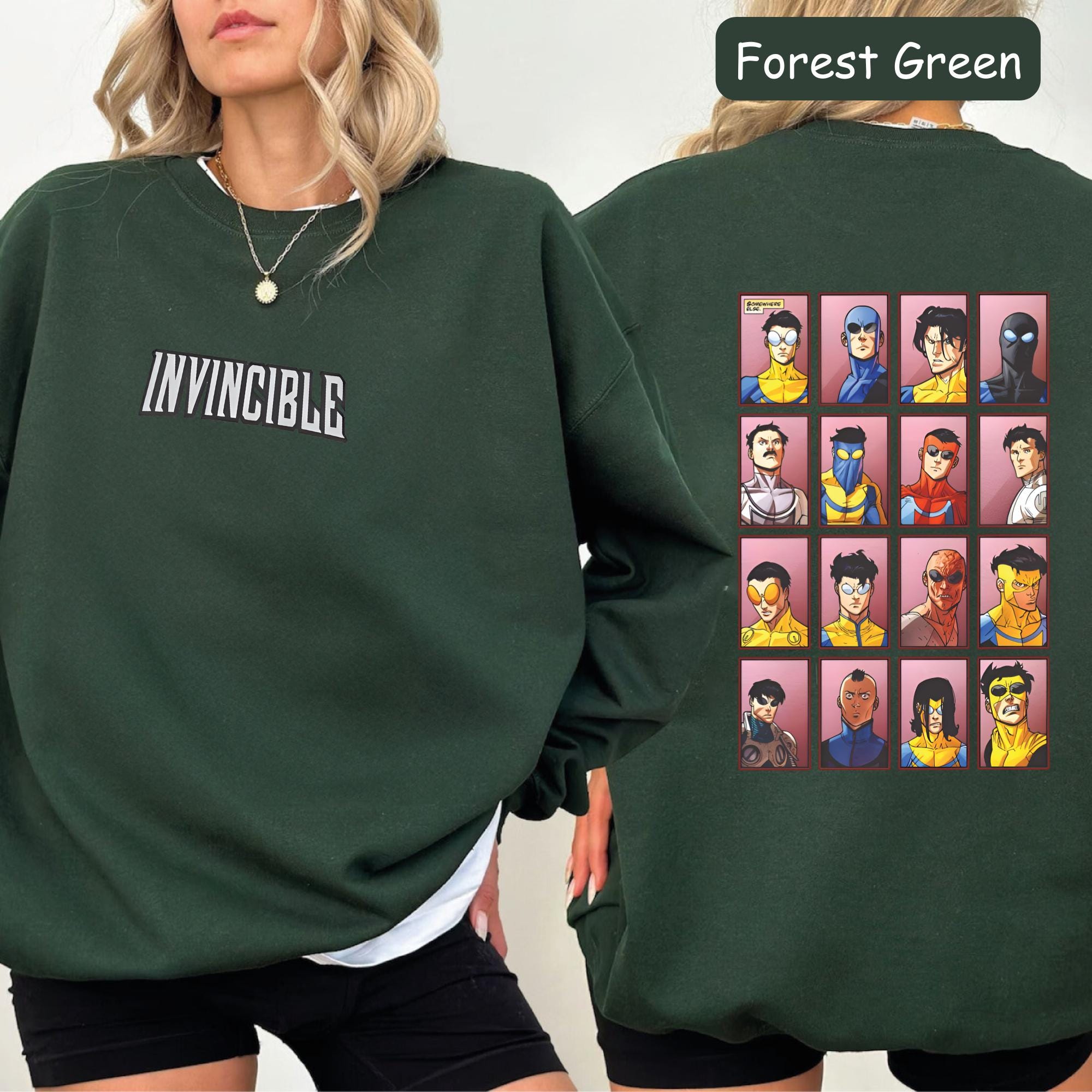 Invincible Variants Graphic Shirt, Superhero Shirt For Invincible Fans