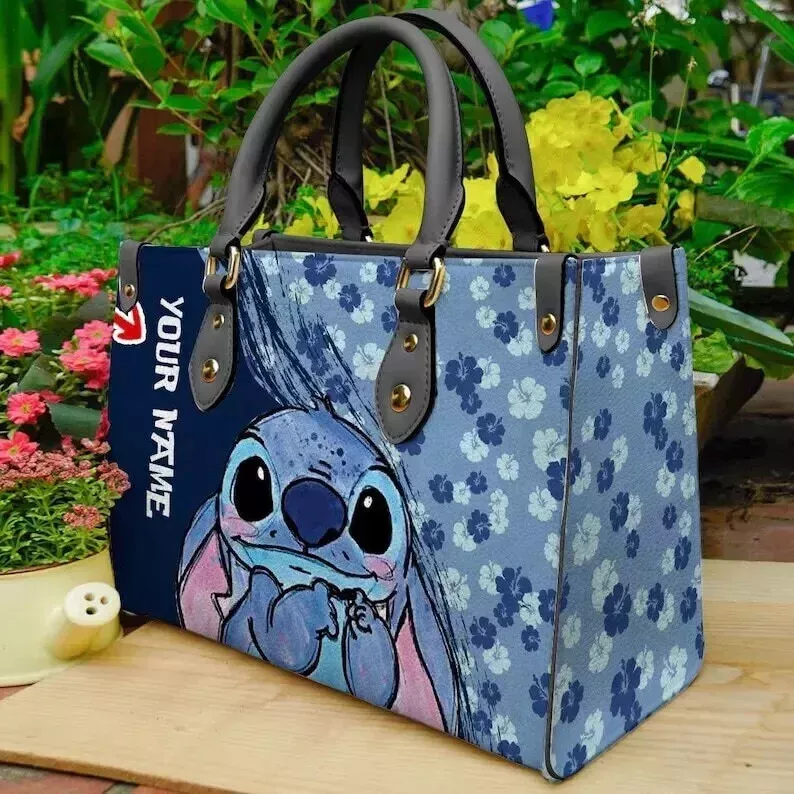 Personalized Stitchh Disneyyy Leather Handbag