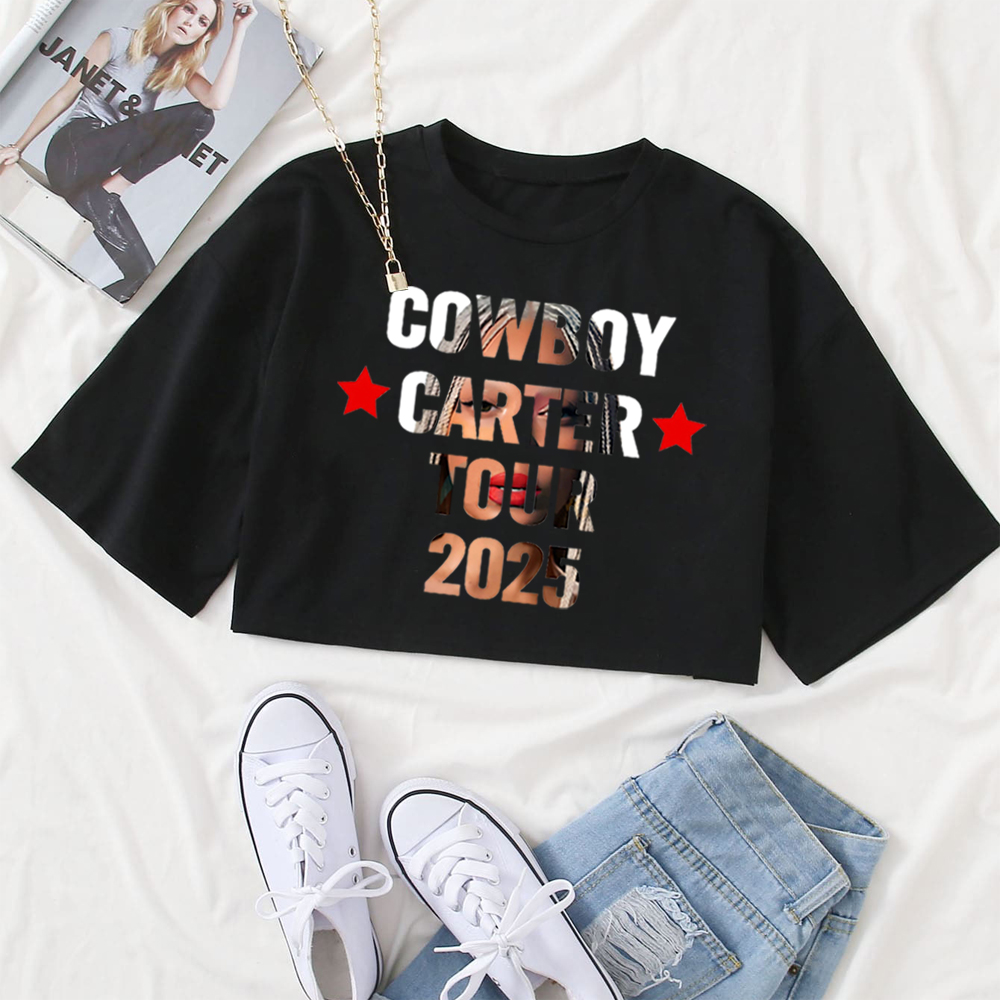 Beyonce Cowboy Carter Tour 2025 Crop Tops