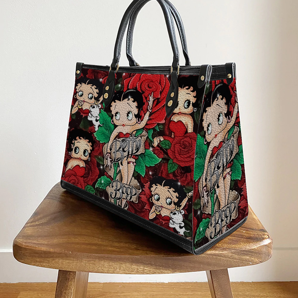 Betty Boop Leather Handbag
