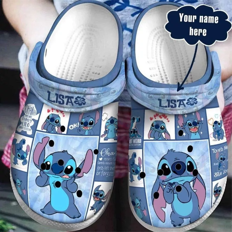 Personalized Lilo Stitchh Clogs Shoes, Clogs Shoes