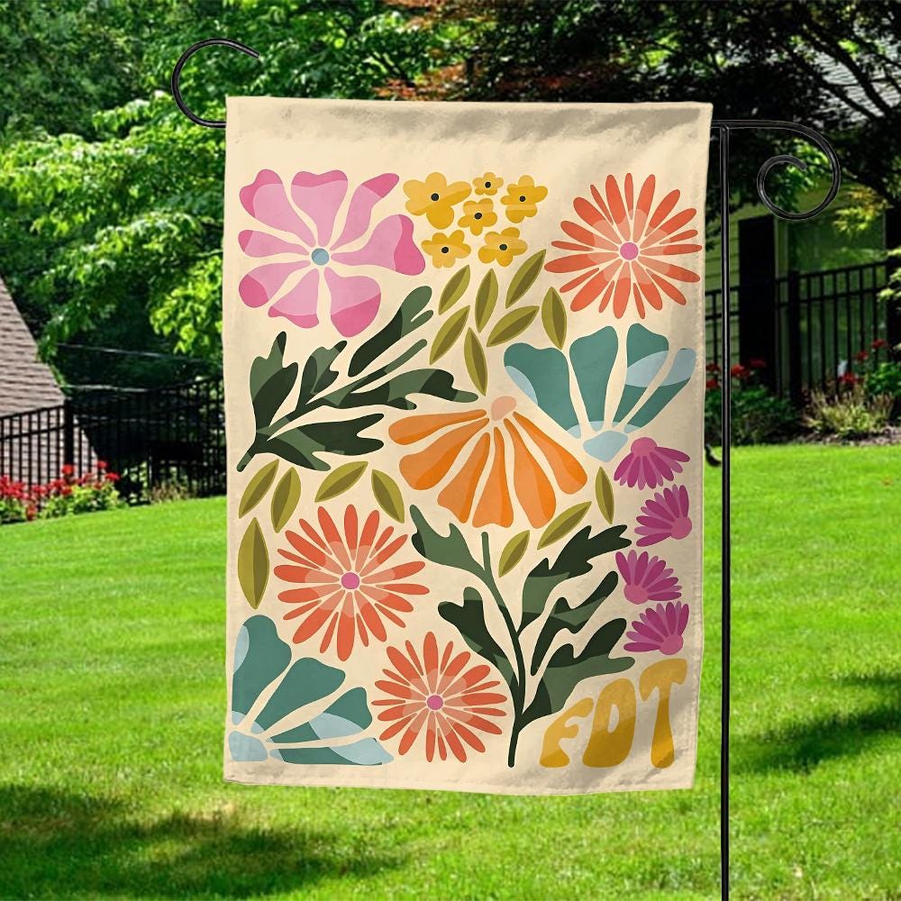 Subtle Fdt Anti Trump Kamala Harris Garden Flag, No Trump, Vote 2024, Fdt Funny