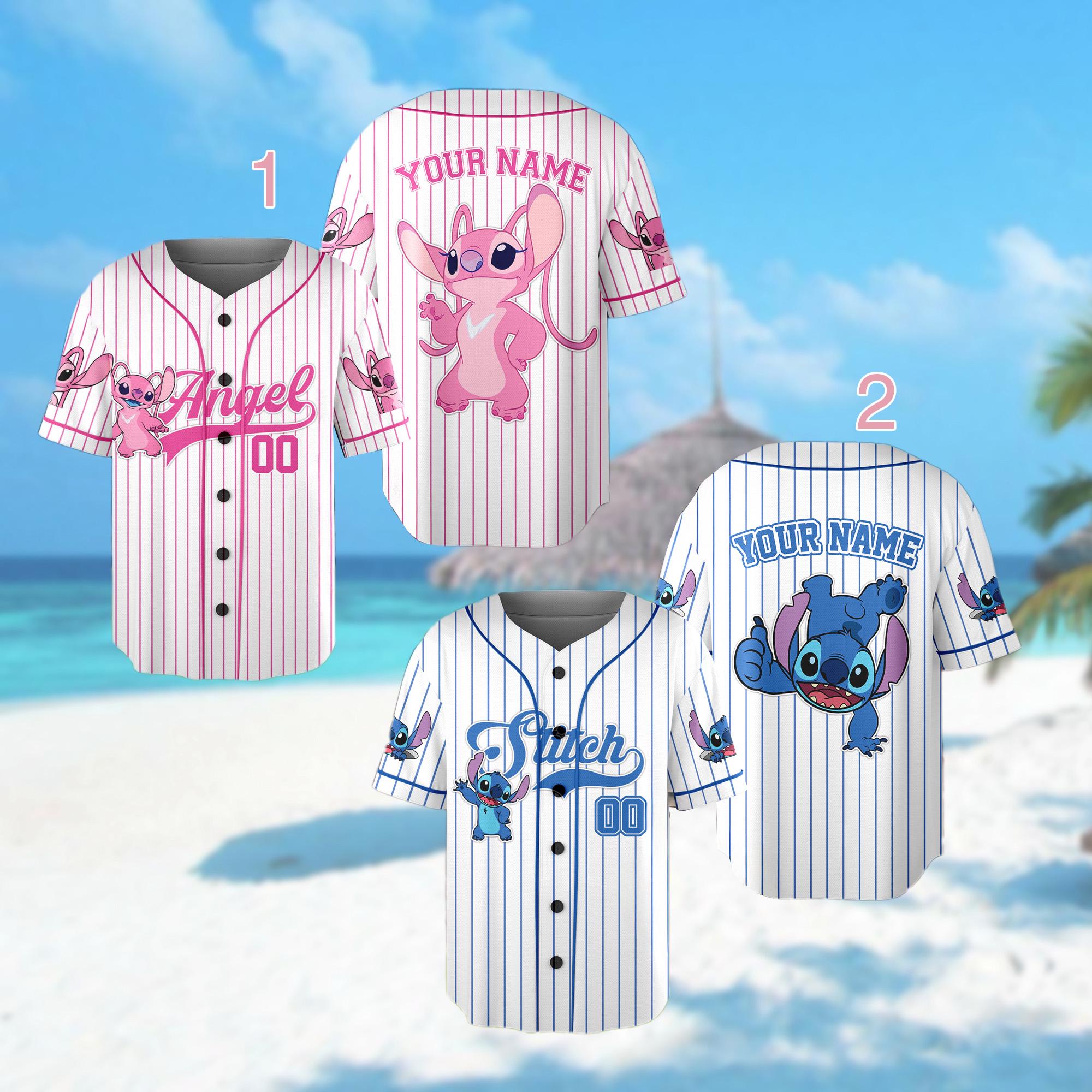 Personalized Disneyyy Stitchh Baseball Jersey