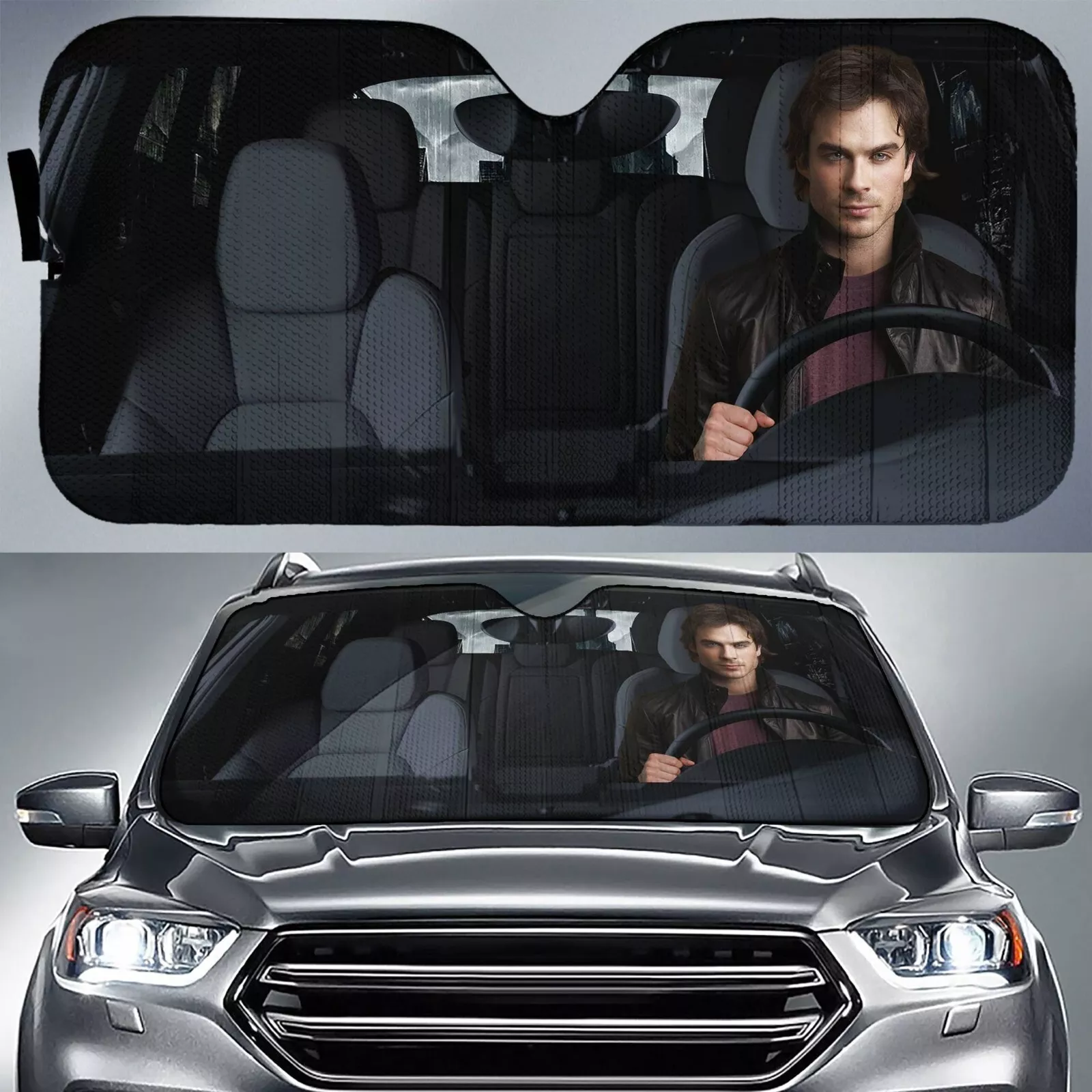 Damon Salvatore Car Sun Shade The Vampire Diaries Movie Car Sun Shade Car