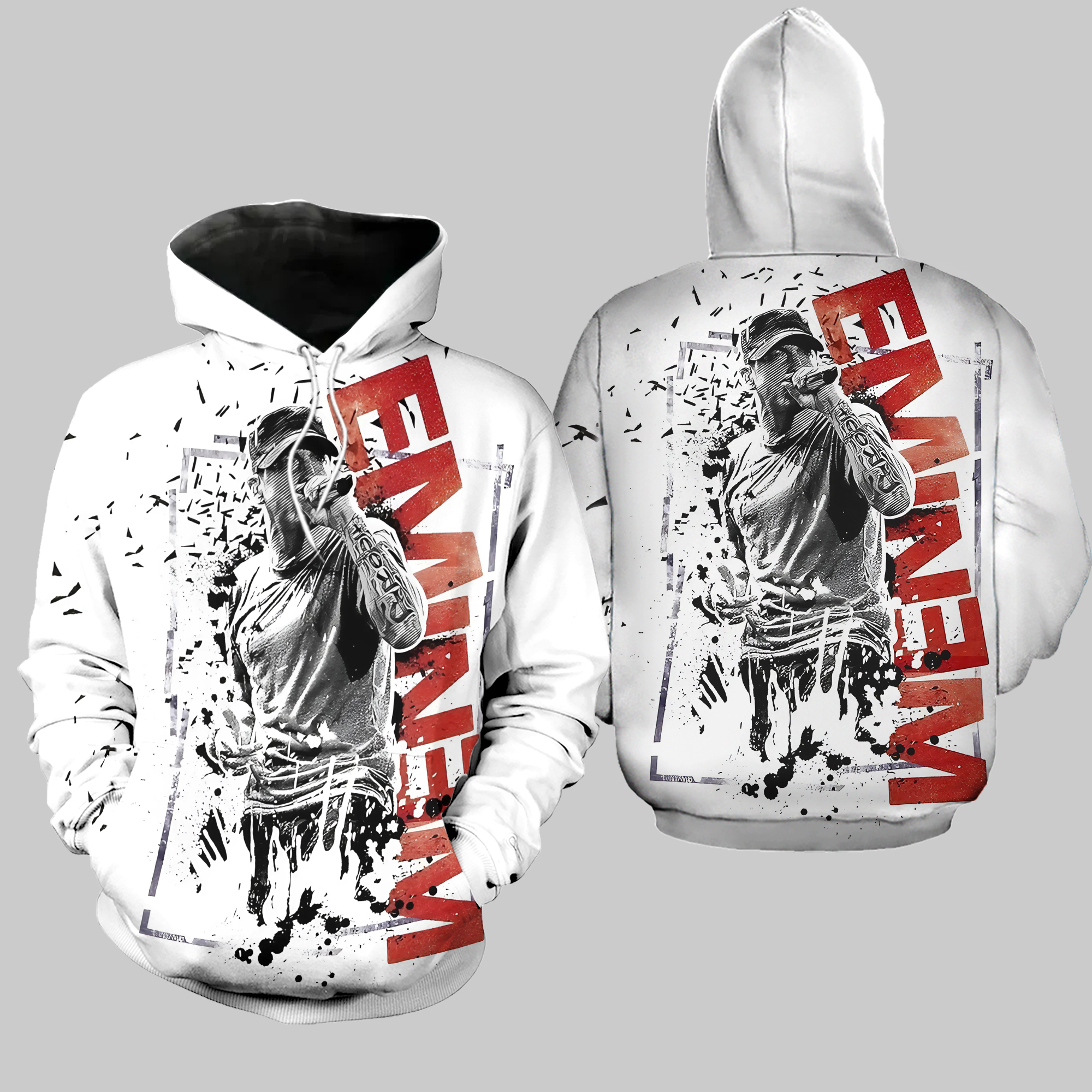 Men Hoodie Rapper Eminem 3d Print Graphic Hoodie