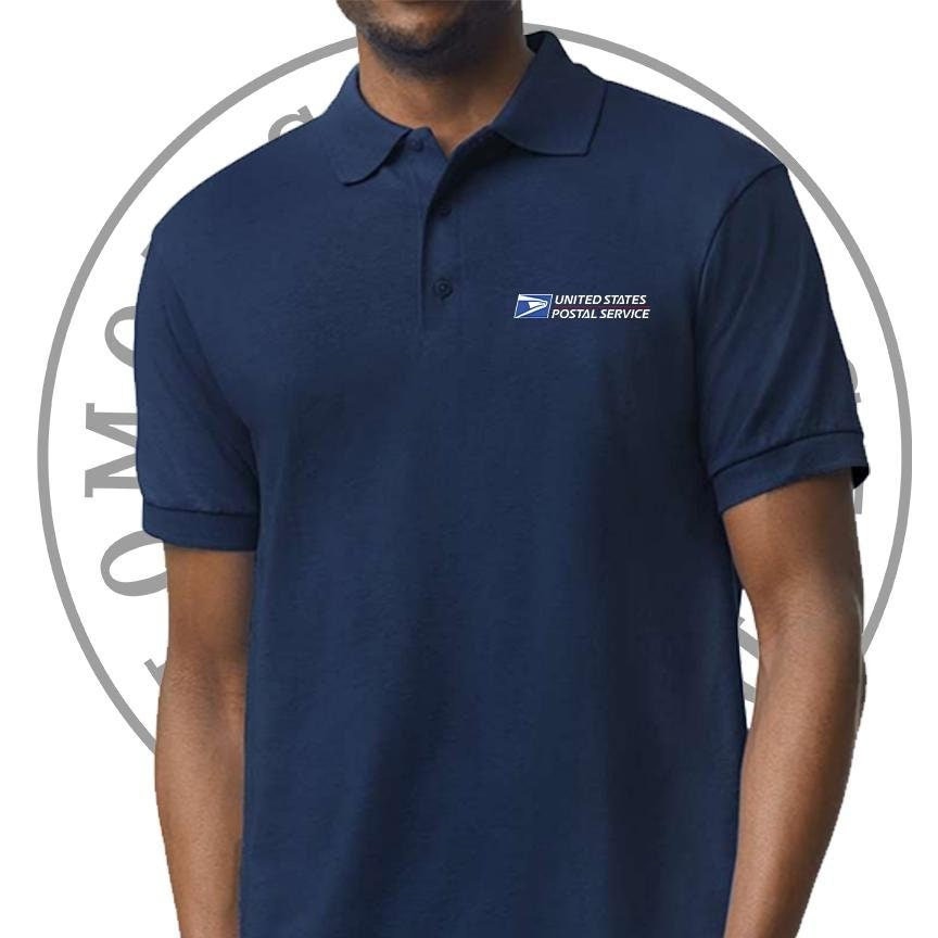 Postal Service Polo Dryblend Jersey Polo  Logo Pocket Size